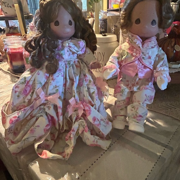 Precious Moments beauty & beast dolls from Epcot flower and garden 2017 🌸 pair - Picture 13 of 16